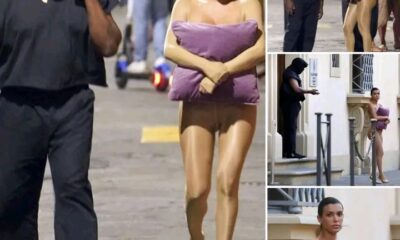 Watch: Poor Bianca Censori was so sleep deprived that she only had time to 'bring a pillow' when she went out on the Italian streets instead of clothes, leaving fans wondering what Kanye West did last night...