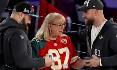Congratulations: Mom, happy birthday! With sincere greetings, Travis and Jason Kelce are honoring Mom Donna's 72nd birthday!