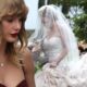 "I can't wait to wear this wedding gown with the right man, Travis Kelce, this year and spend our lives together and beyond," says superstar pop singer Taylor Swift...