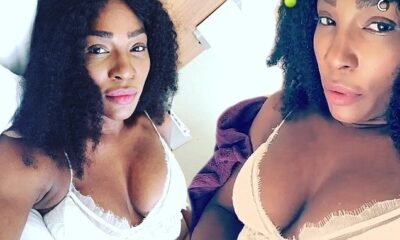 Serena Williams flashes cleavage in a series of busty Instagram selfies